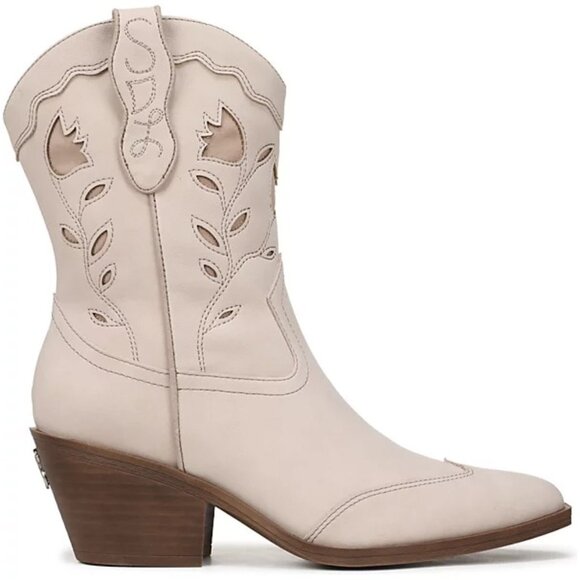 Sam and Libby Women's Flash Block Heel Western Booties - Picture 1 of 4